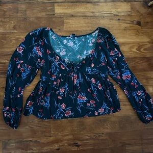 Floral Long Sleeve Blouse